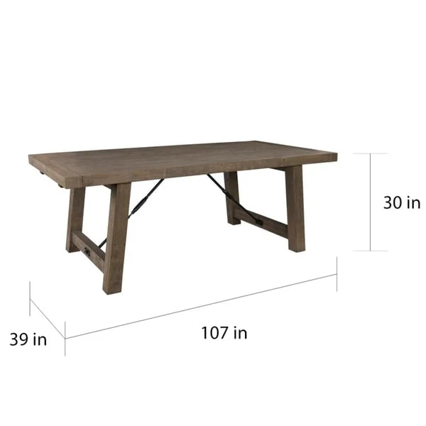 Carbon Loft Pallero Reclaimed Pine 82-inch Extension Dining Table