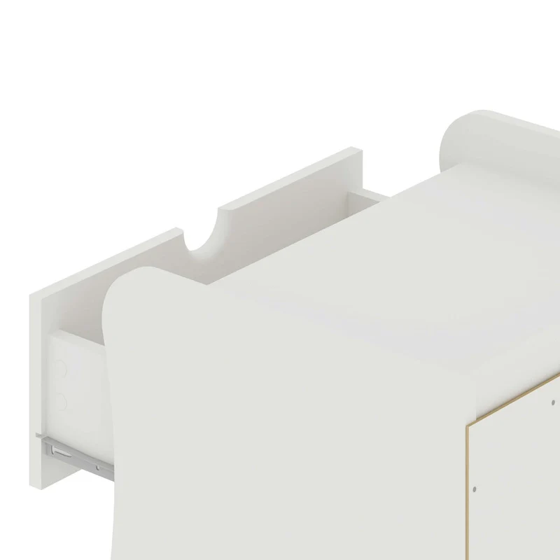 Manhattan Comfort Coney 3-Piece Mid-Century Modern Dresser and Nightstand Set