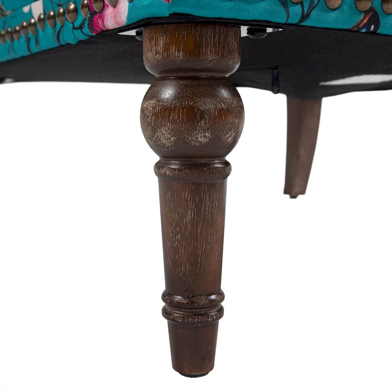 Traditional Upholstered Stripe Accent Chair Modern Armchair