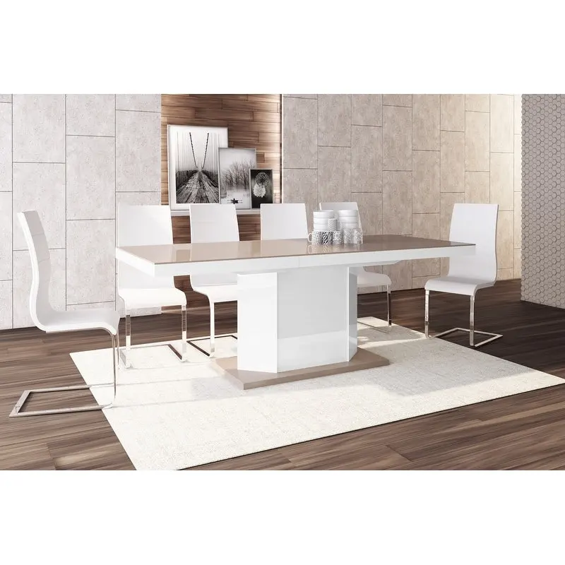 Extendable Dining Table with Storage