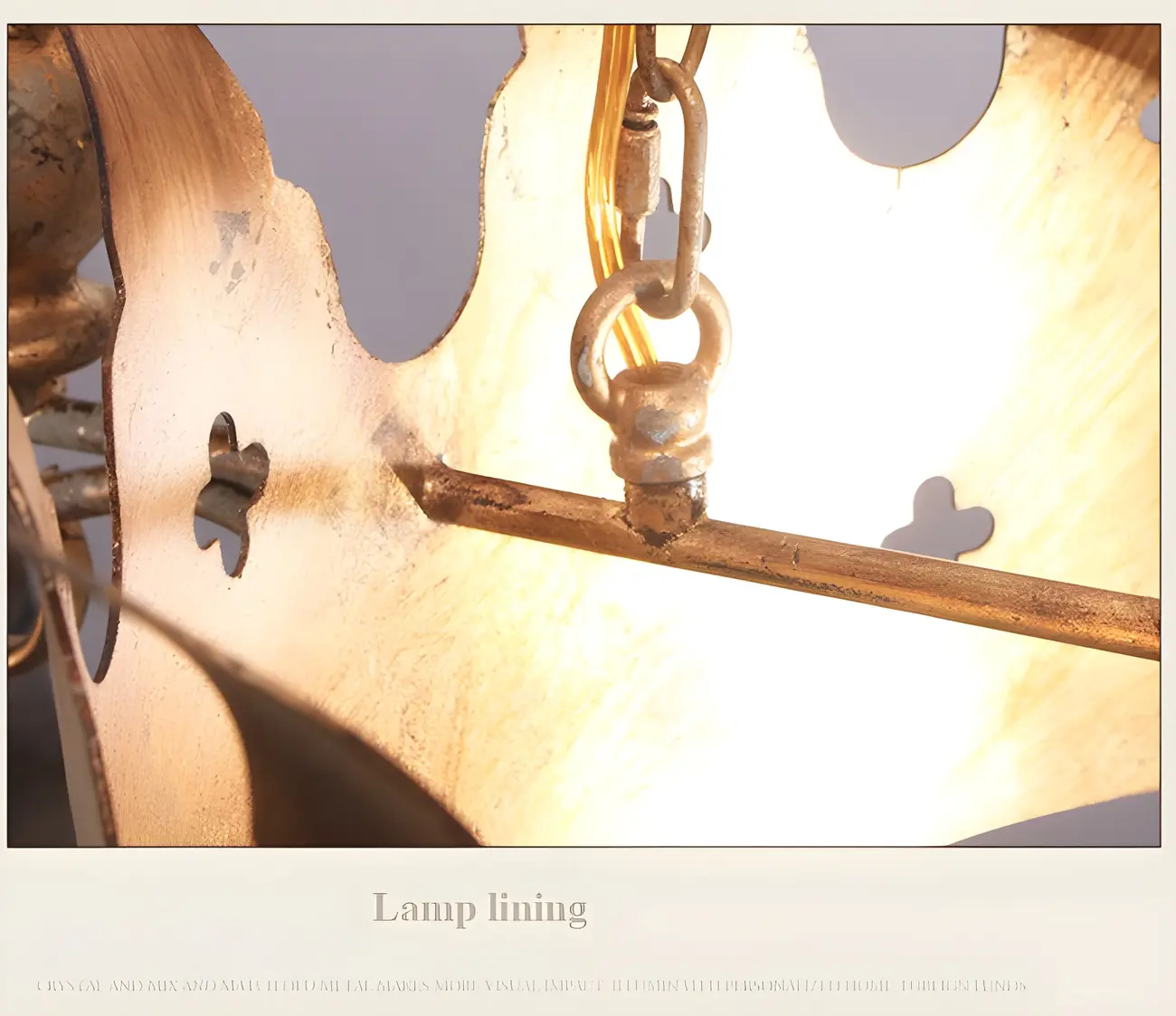 Gold Crown Iron Structure Royal Style Chandelier