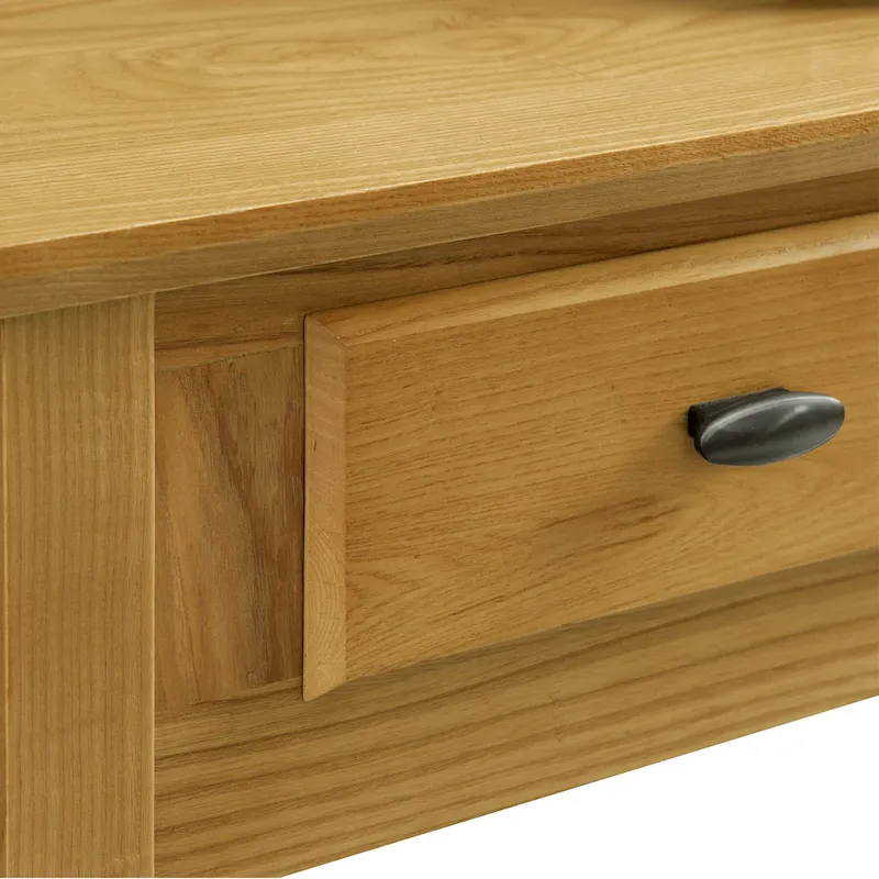 Teegan Solid Wood Hall Entryway Console Sofa Table