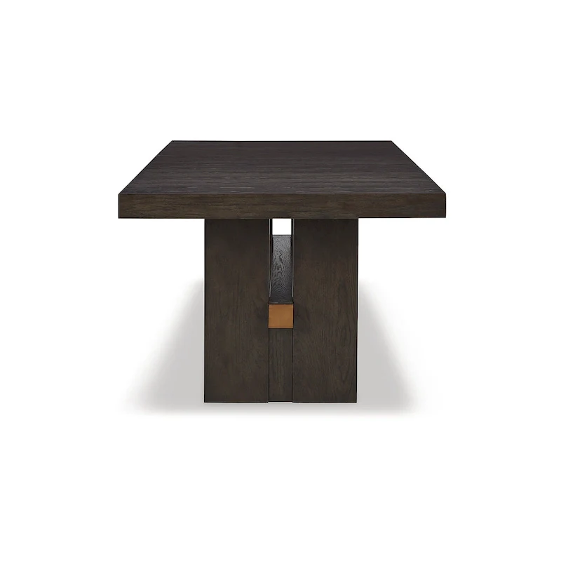 Signature Design by Ashley Burkhaus Dark Brown 10-Piece Dining Package