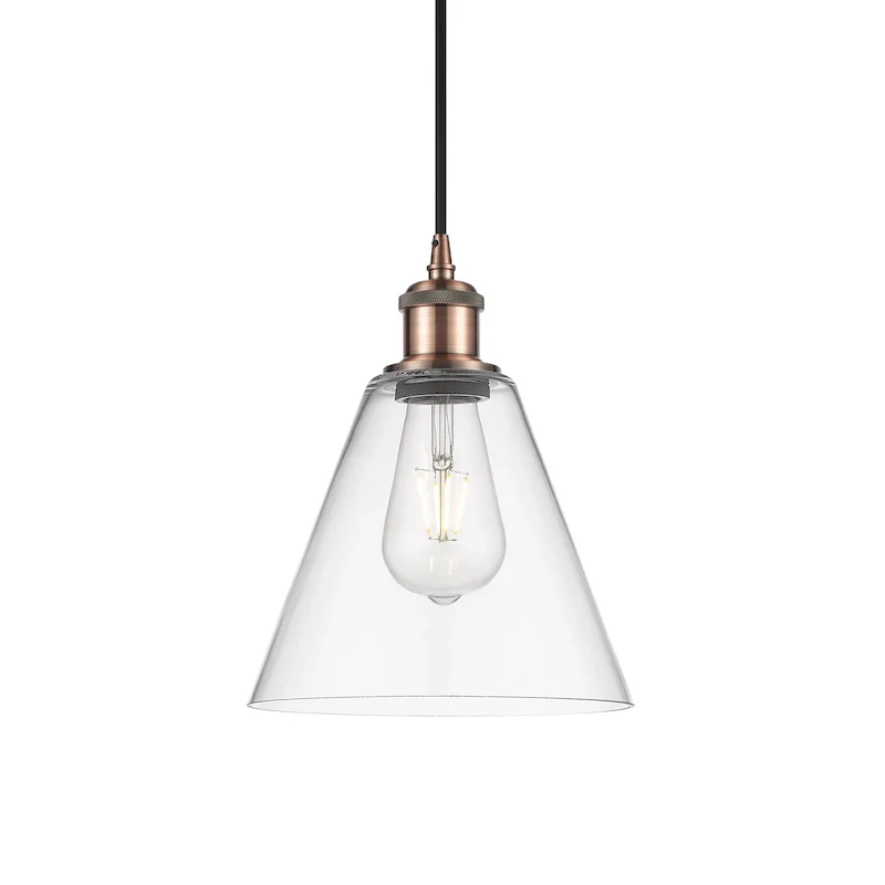 Innovations Lighting 516-1P-12-8 Berkshire Pendant Berkshire 8  Wide