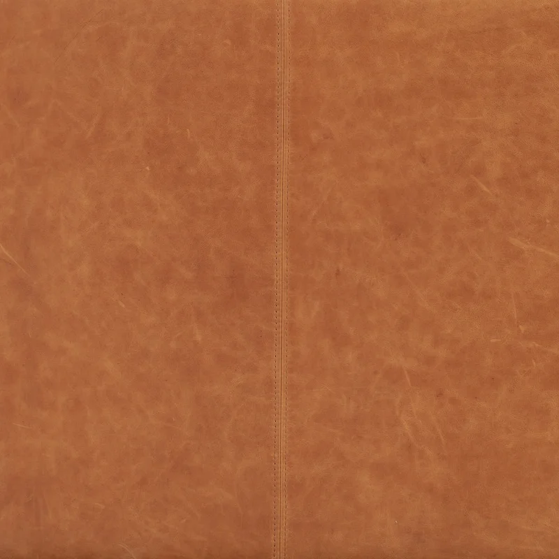 Poly & Bark Argan 93 Sofa in Cognac Tan - Full Grain Genuine Italian Leather