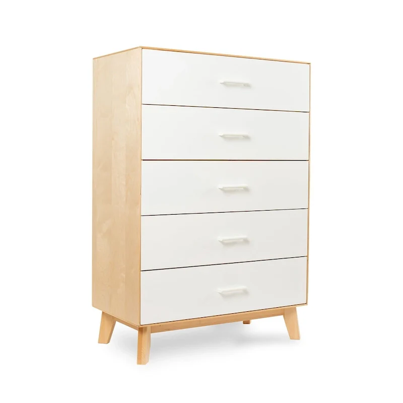 5 Drawer Dresser,White