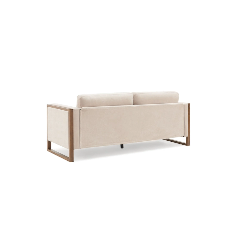 Christopher Knight Home - Lily Modern 79 3-Seater Sofa with Solid Wood Legs