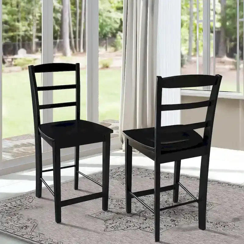 Solid Wood Bar Stool