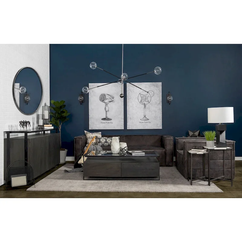 Vangelis II Gray Resin Sprinters - 17.7L x 4.5W x 7.5H