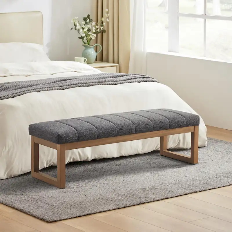 45  Entryway Upholstered Bench Shoe Rack Bench