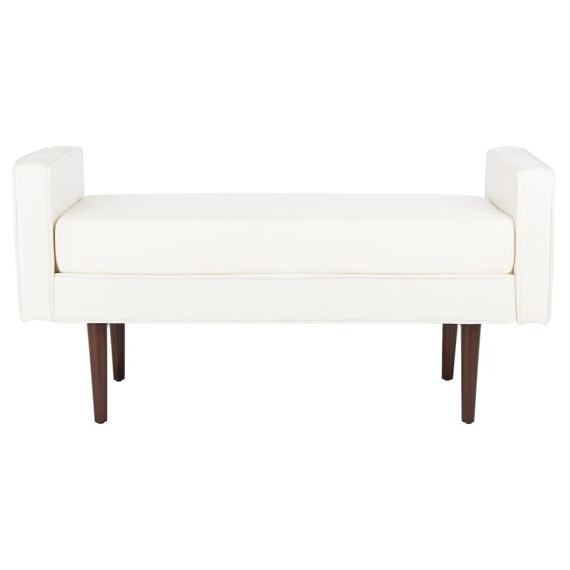 SAFAVIEH Rosalee Mid-Century Modern 25-inch Bench - 49 W x 18 L x 25 H - 49Wx18Dx25H