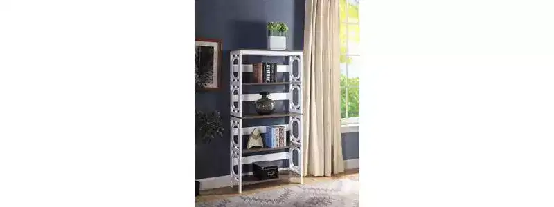 60 Omega 5 Tier Bookcase - Breighton Home