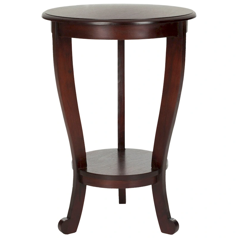 SAFAVIEH Carlotta Grey Pedestal Side Table - 18.1 x 18.1 x 26 - 18Wx18Dx26H