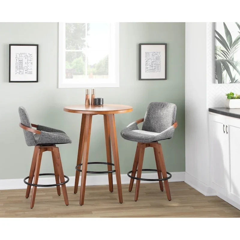 Carson Carrington Pugo 26 Fixed-Height Counter Stool in Noise Fabric