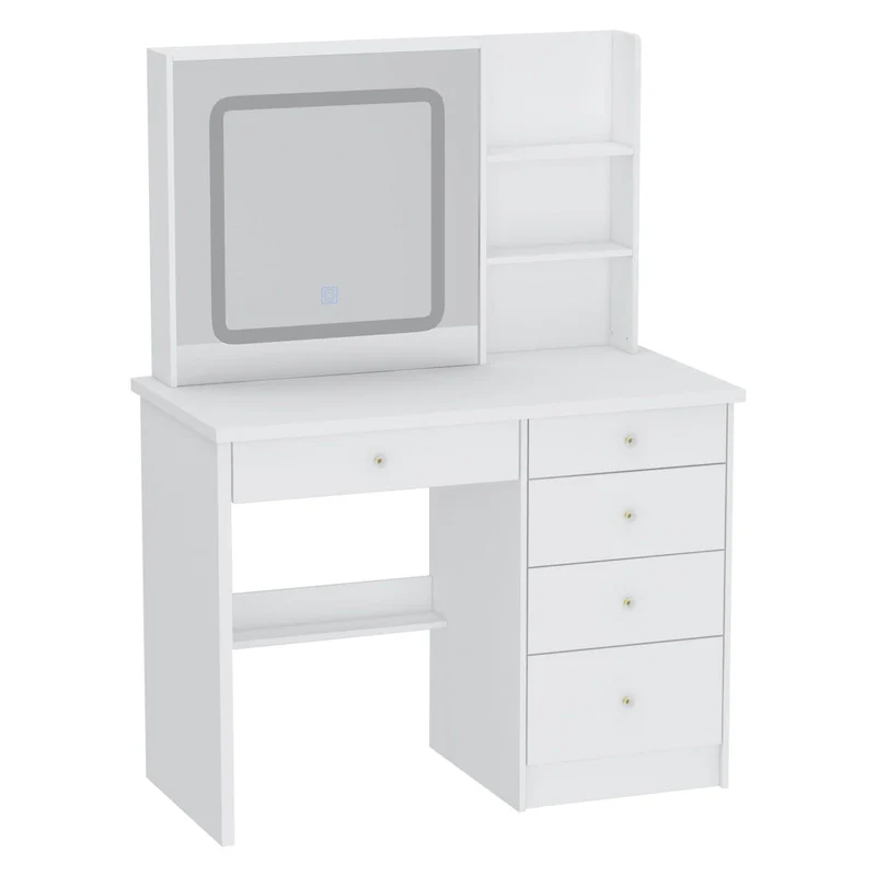 Makeup Vanity Set with 3 model Light & Stool