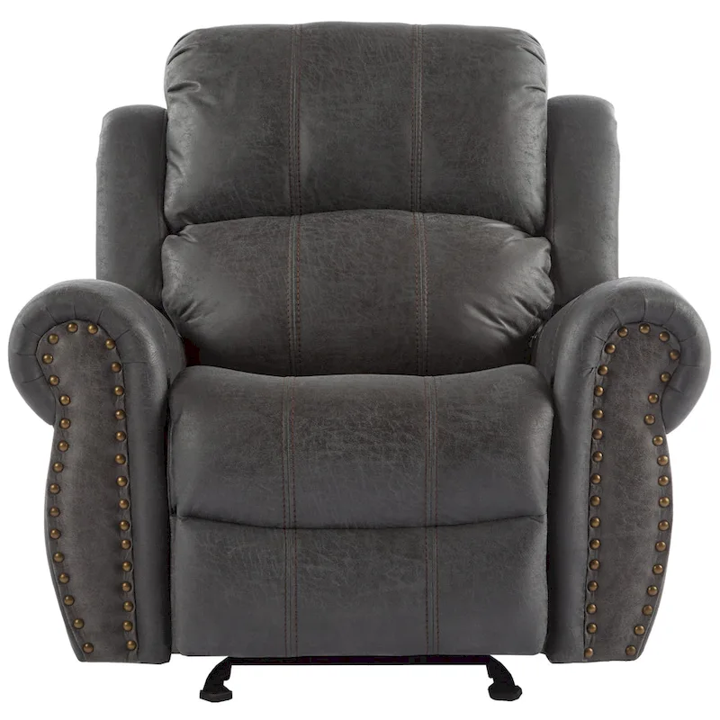 Charlie Bonded Leather Glider Recliner by Christopher Knight Home
