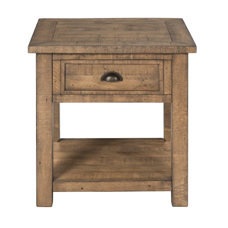 Solid Wood End Table
