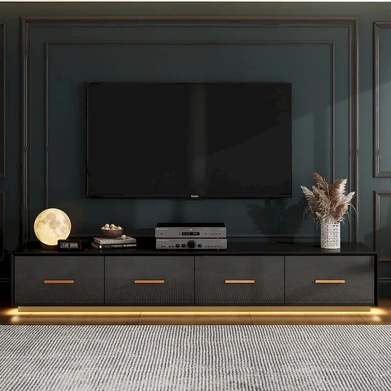 Your Space Our Sleek Floating Entertainment Unit Style Meets Function - 70.9
