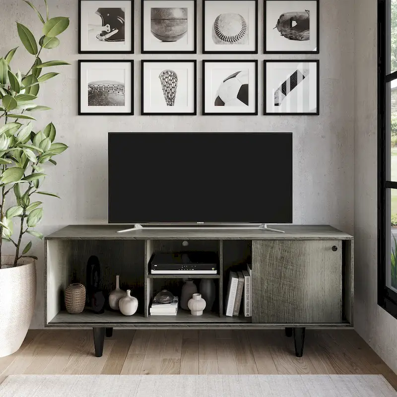 Mid-Century Modern TV Stand Console