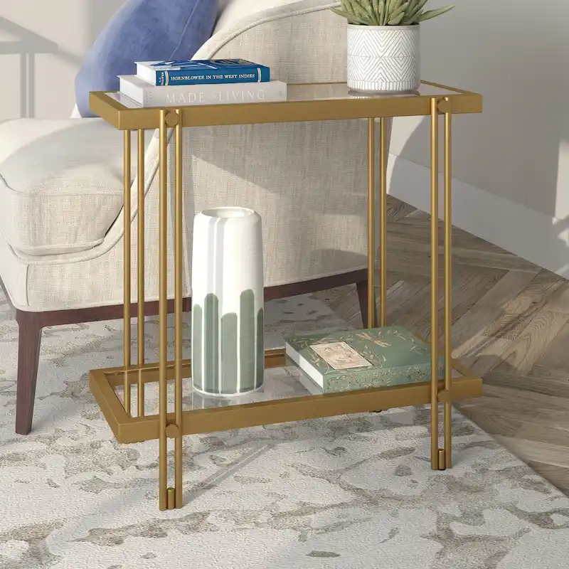 24 Wide Rectangular Side Table