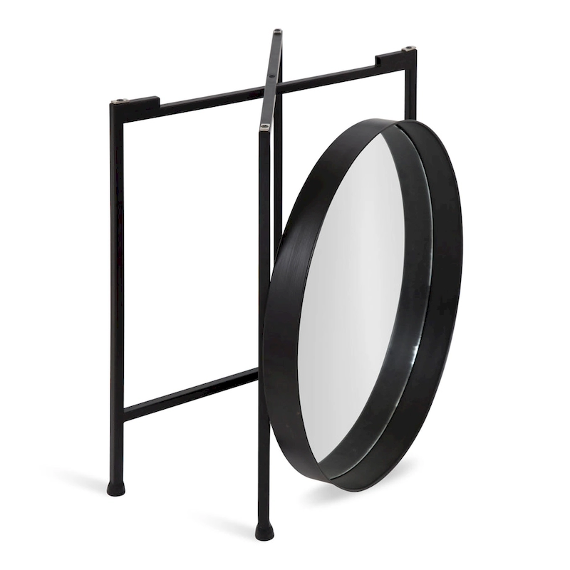 Kate and Laurel Celia Round Metal Side Table - 18.25x18.25x22