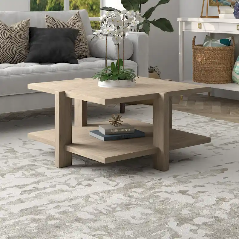 Ingrid 34.66  Wide Square Coffee Table
