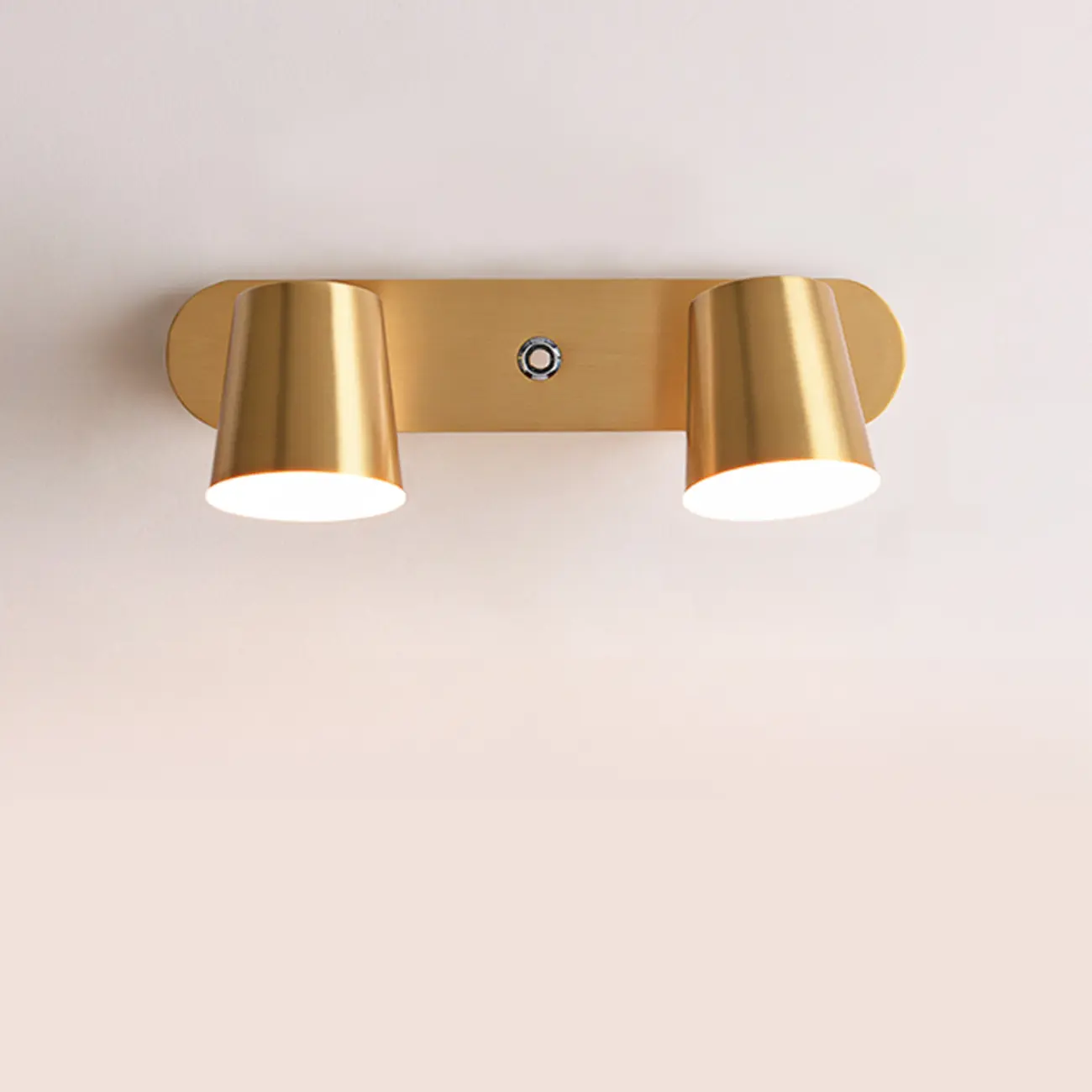 Bathroom Modern Vanity Light with Metal Lampshade
