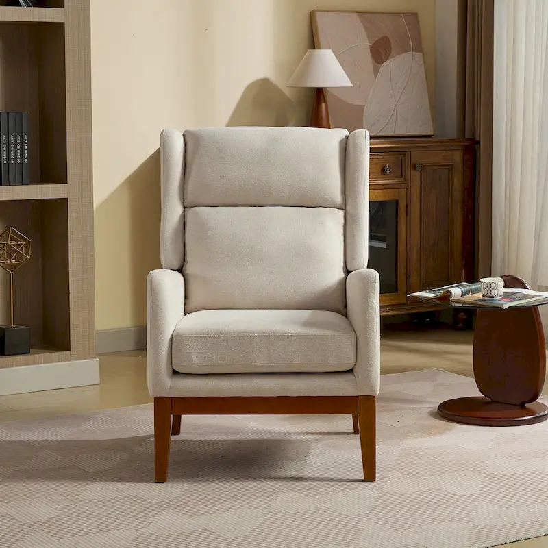 26.18 High Back Upholstered Arm Chair