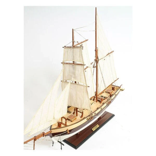 Old Modern Handicrafts Lynx Painted Model Ship