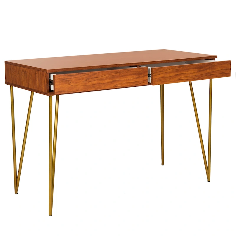 SAFAVIEH Pine Natural 2-drawer Desk