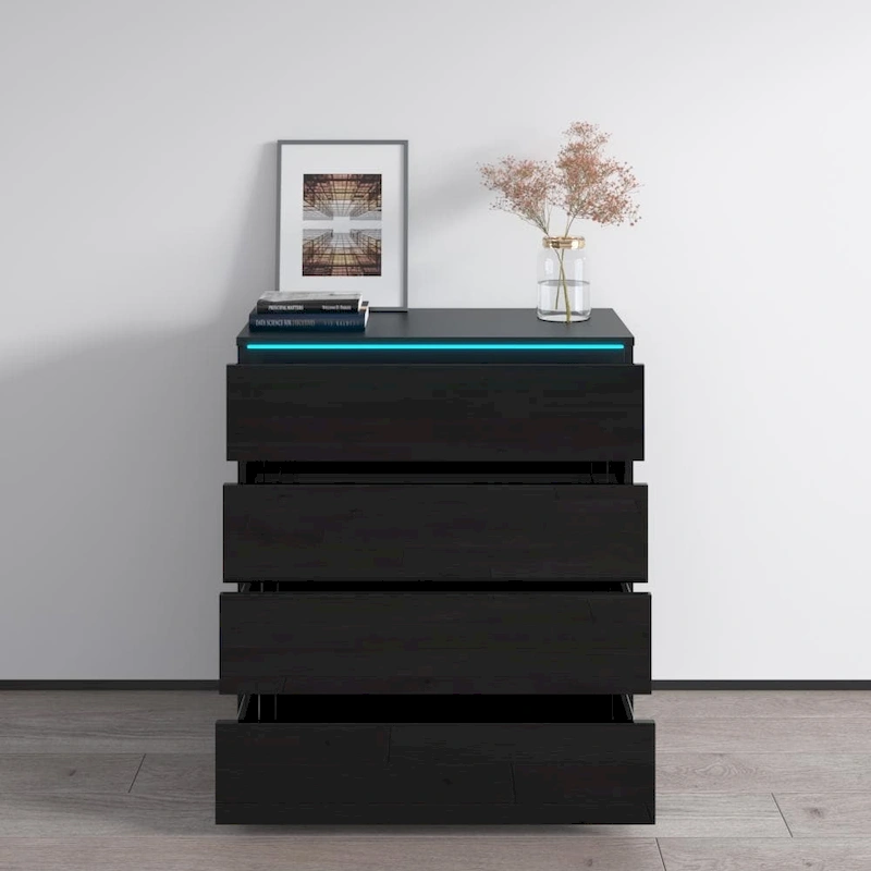 Strick & Bolton Cyrena Glossy Modern Dresser