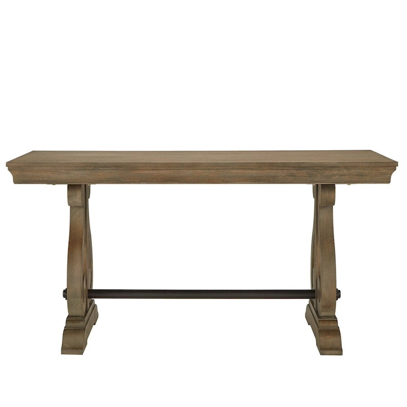 Gannon Wire Brushed Wood Oak Finish 1-Drawer Writing Desk by iNSPIRE Q Artisan