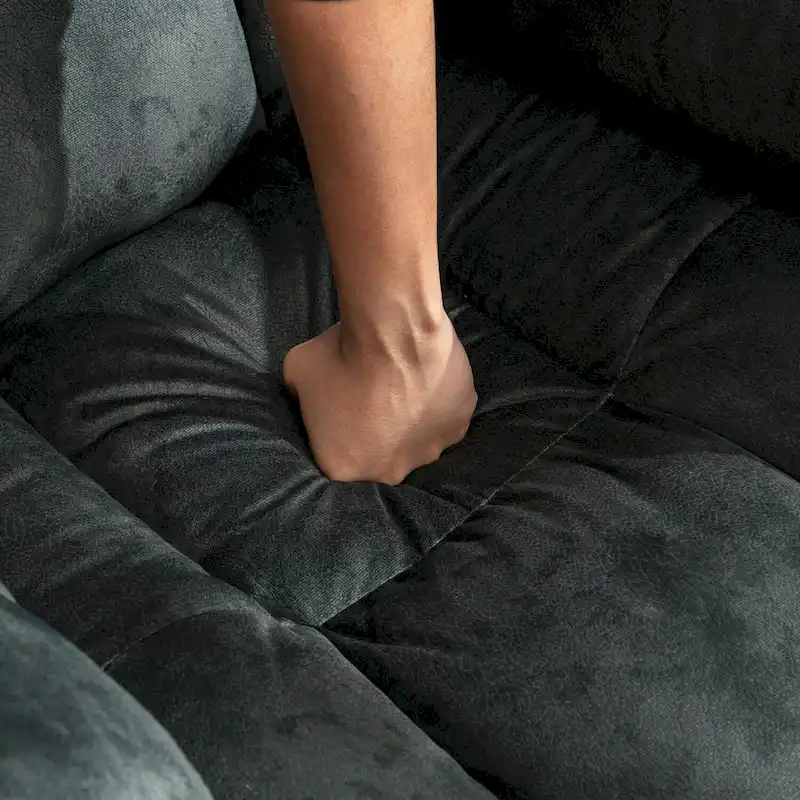 360 Rotatable Swing Manual Massage Rocker Recliner With Heat And Vibration