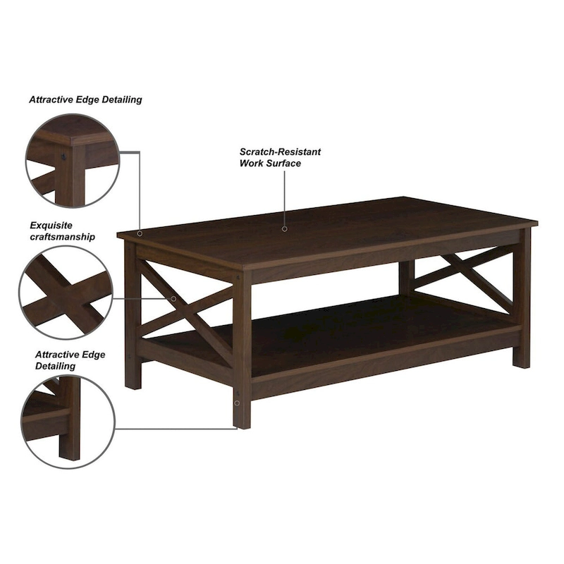 Saint Birch Lambert Modern Farmhouse Coffee Table