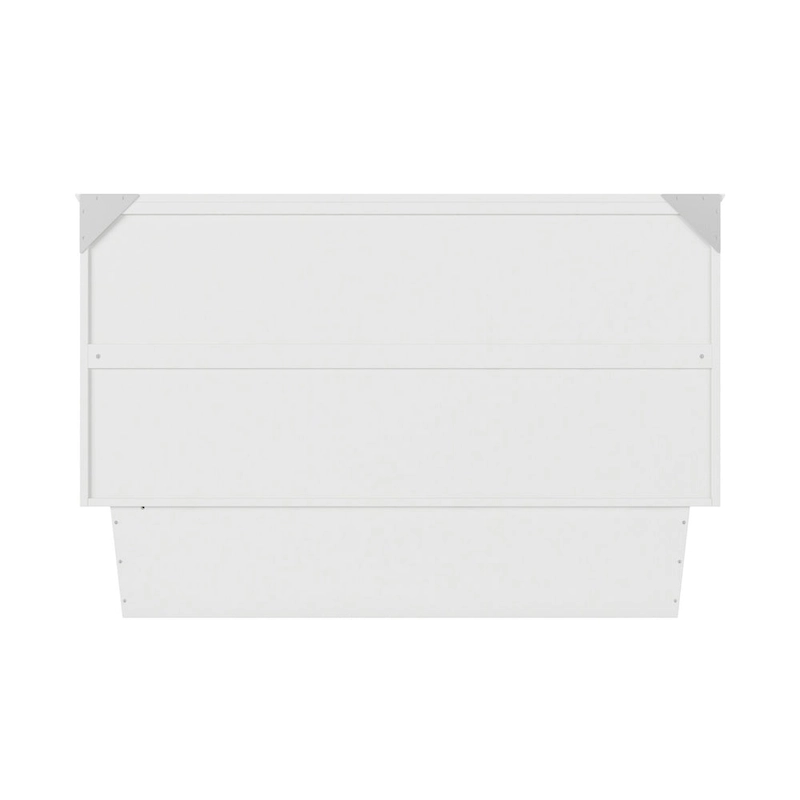 Monroe Queen Murphy Bed Chest with Mattress and Built-In Charger