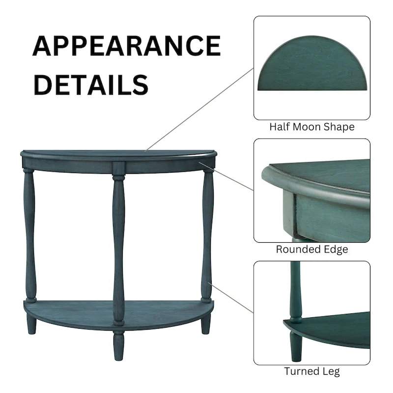 Landree Country 28-inch Wood 1-Shelf Entryway Table by Furniture of America