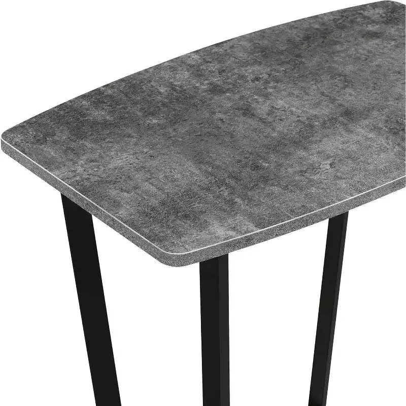 HomeStock Rectangle Metal Table Top End Table 1 -piece