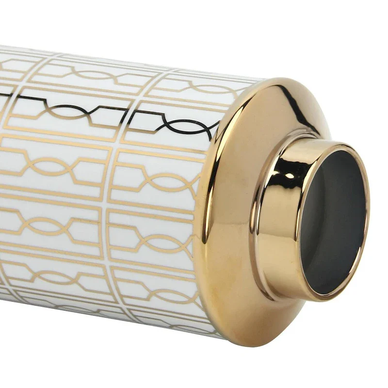 Beloved Geometric Jar with Lid