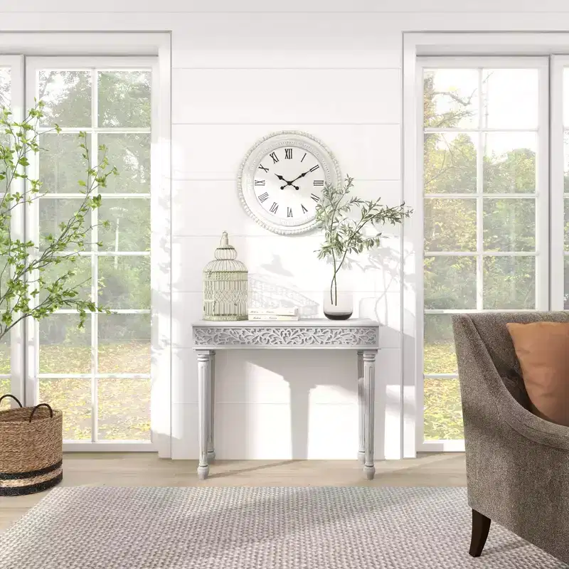 Farmhouse Mango Wood Console Table - Olivia & May