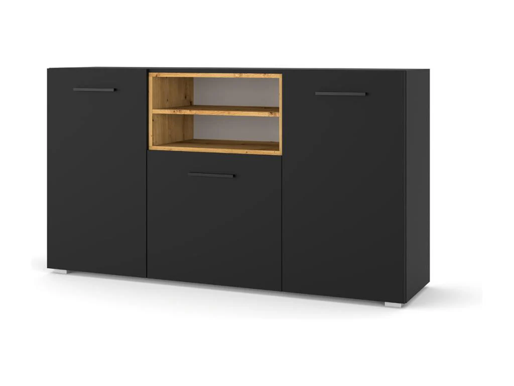Sideboard Cabinet - Noir (bois)