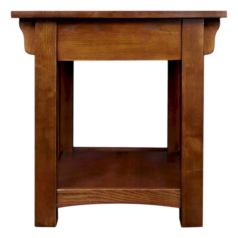 Leick Home 1 Drawer Transitional End Table
