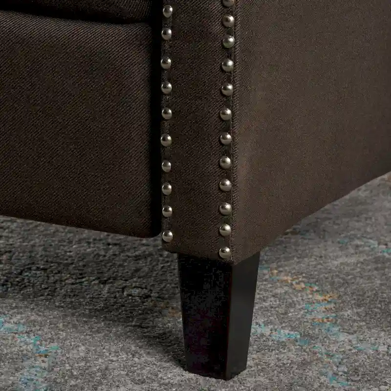 Izidro Tufted Fabric Recliner by Christopher Knight Home