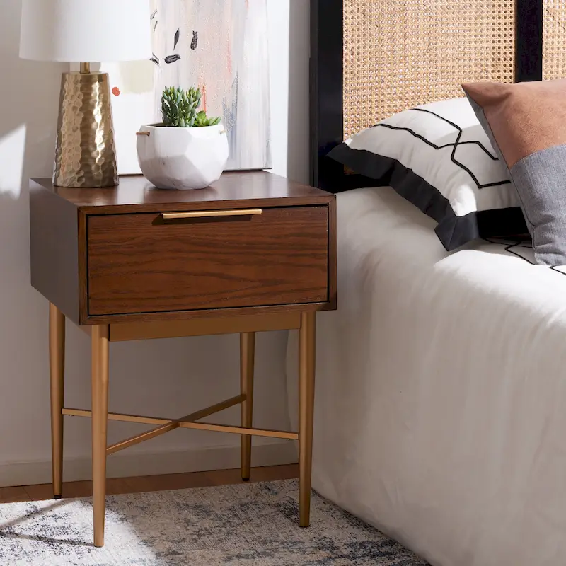 SAFAVIEH Kaelyn Modern 1-Drawer Nightstand