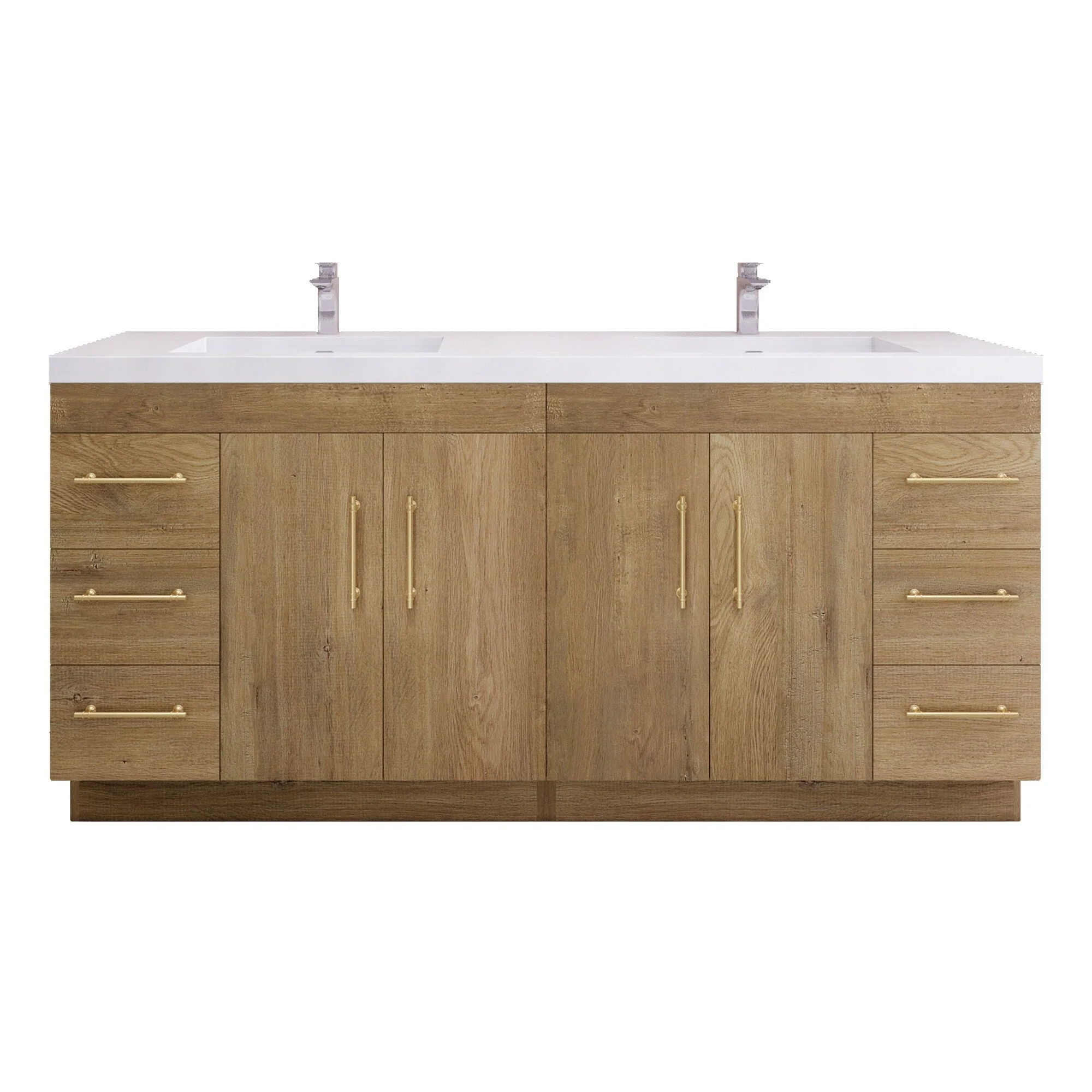 Eliza 72'' Freestanding Vanity with Double Sink