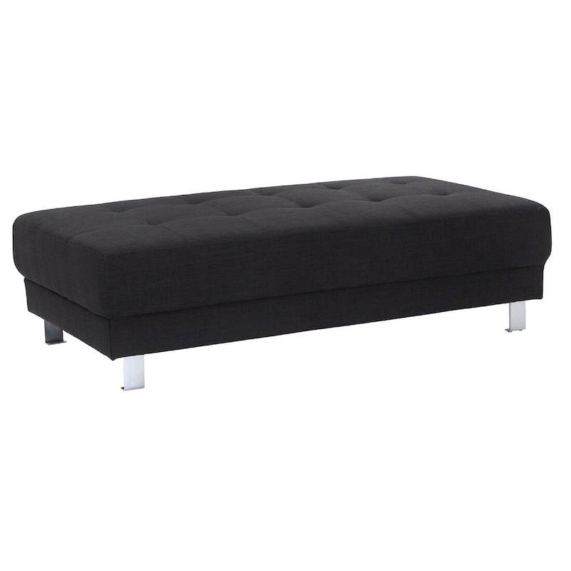 Riveredge Linen Upholstered Ottoman