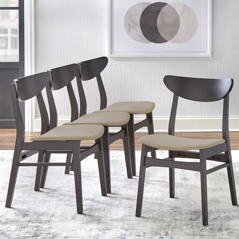 Simple Living Parlin Solid Wood Dining Chair (Set of 4)