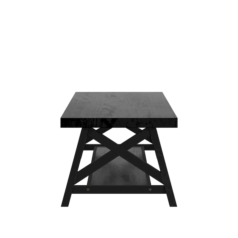 Bryson Rustic X-Base Accent Tables by iNSPIRE Q Classic