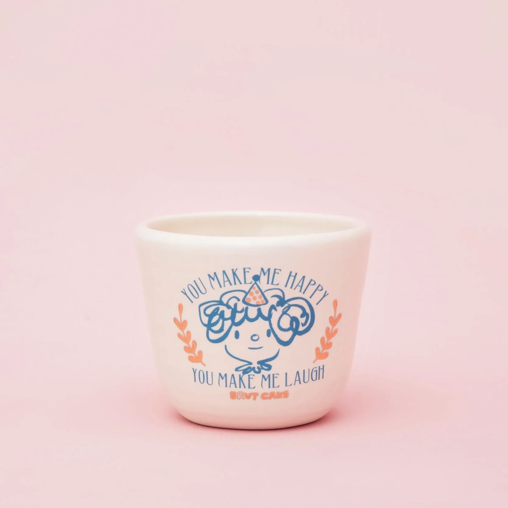 Brut Cake 100 Smiling Mugs Uplift Series Joey 9.5cm