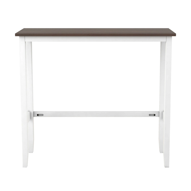 3PCS Rectangular Wood Bar Dining Set