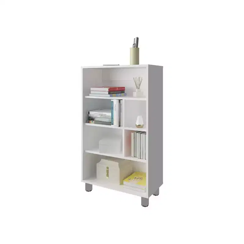 FM Furniture,Charco Bookcase in Melamine with Six Shelves